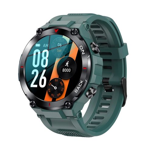 Đồng hồ thông minh Green – Màn hình 1,32” IPS, Theo dõi nhịp tim & Định vị GPS