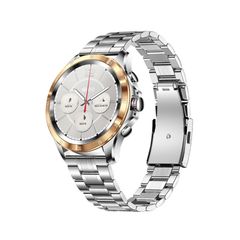  Đồng hồ thông minh NX1 1.32 inch Gold Steel – Gọi Bluetooth, Giám sát nhiệt độ, Chống nước IP67 