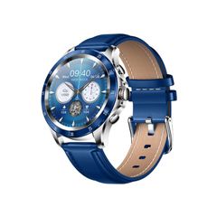  Đồng hồ thông minh NX1 1.32 inch Blue Leather – Gọi Bluetooth, Giám sát nhiệt độ, Chống nước IP67 