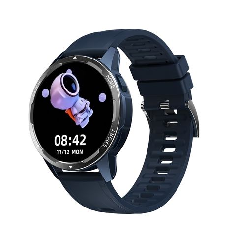 Đồng hồ thông minh 1.28 inch Blue – Gọi Bluetooth, Nhịp tim, Huyết áp