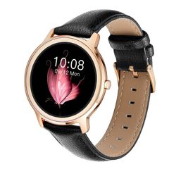  Đồng hồ thông minh KOSPET Athena Black Leather – Nhịp tim, Huyết áp, Giấc ngủ 