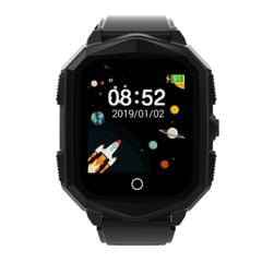  DF73 Black - Đồng hồ định vị GPS cho trẻ em 1.4 inch 4G có chức năng SOS 