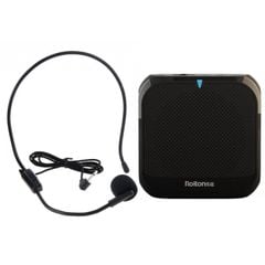 Loa âm thanh mini Rolton K400 Megaphone Đen – Bộ khuếch đại giọng nói, hỗ trợ FM, TF, MP3 