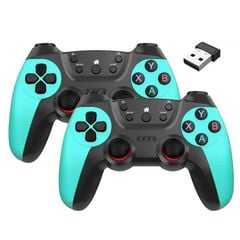  Bộ điều khiển không dây KM-029 2.4G Xanh Baby – Một cho hai đôi, hỗ trợ PC / Linux / Android / TV Box 