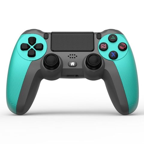 Tay cầm KM048 Xanh Baby - Bluetooth Wireless Gamepad 4.0 cho PS4 Có Light Bar