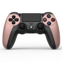  Tay cầm KM048 Hồng- Bluetooth Wireless Gamepad 4.0 cho PS4 Có Light Bar 