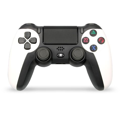 Tay cầm KM048 Trắng - Bluetooth Wireless Gamepad 4.0 cho PS4 Có Light Bar