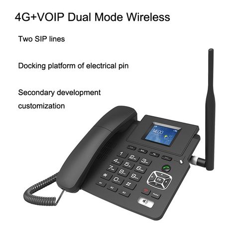 P03 – Điện thoại bàn 4G + VOIP chế độ kép – SIP IP Phone cho doanh nghiệp