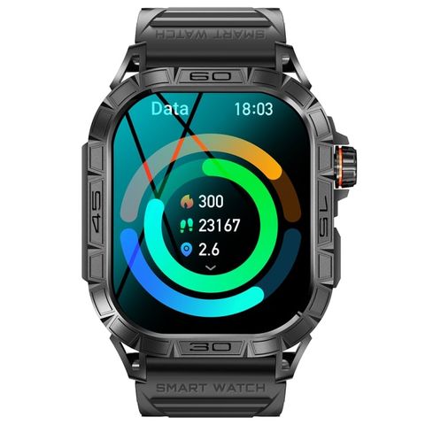 Đồng hồ K63 Màu Black – Nhịp tim, oxy máu, cuộc gọi Bluetooth