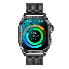  Đồng hồ K63 Màu Black Steel – Nhịp tim, oxy máu, cuộc gọi Bluetooth 