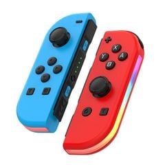  Tay cầm chơi game JOY-02 RGB Xanh Đỏ - Body Feel Bluetooth Gamepad cho Nintendo Switch 