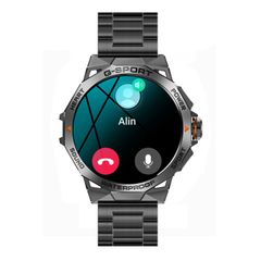  K62 Black Three-bead Steel – Đồng hồ Bluetooth, chống nước IP68 