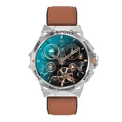  K62 Brown Leather – Đồng hồ thông minh cao cấp, theo dõi sức khỏe 24/7 