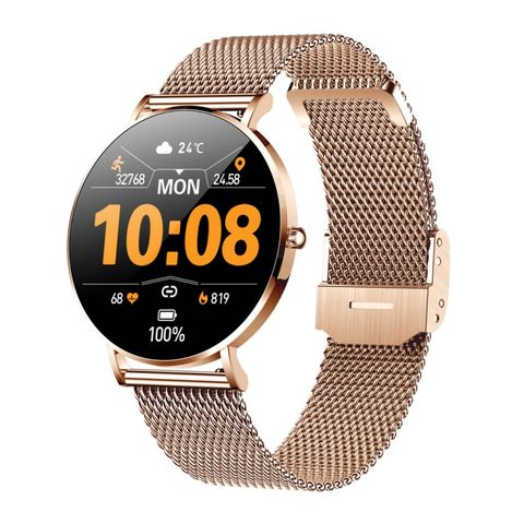 Đồng hồ T8 Gold - thông minh Bluetooth T8 1,3 inch/Huyết áp/Theo dõi oxy trong máu