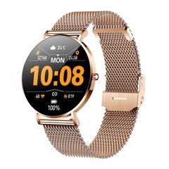  Đồng hồ T8 Gold - thông minh Bluetooth T8 1,3 inch/Huyết áp/Theo dõi oxy trong máu 