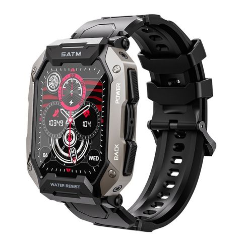 C20Plus Black – Đồng hồ thông minh gọi điện Bluetooth, chống nước 1.81 inch