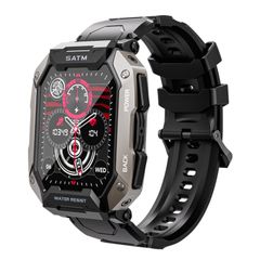  C20Plus Black – Đồng hồ thông minh gọi điện Bluetooth, chống nước 1.81 inch 