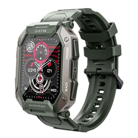 C20Plus Green – Đồng hồ thông minh gọi điện Bluetooth, chống nước 1.81 inch