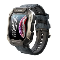  C20Plus Camouflage Black – Đồng hồ thông minh gọi điện Bluetooth, chống nước 1.81 inch 