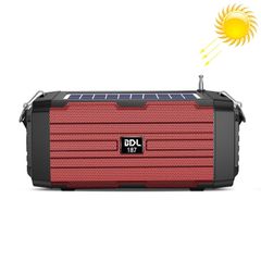  Loa Bluetooth LED BDL-187 Đỏ – Di động, pin năng lượng mặt trời, FM 