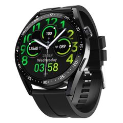  HW28 1.39 inch IP67 Đen - Theo dõi sức khỏe chống nước Cuộc gọi Bluetooth Đồng hồ thông minh có thanh toán NFC 