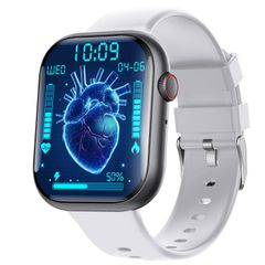  F70 Black Gray – Smartwatch 2,1 inch, Hơn 100 chế độ tập thể dục & SOS khẩn cấp 