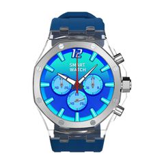  WS-37 AMOLED IP67 Blue- Đồng hồ thông minh, màn hình 1,43 inch, theo dõi sức khỏe, gọi điện qua Bluetooth 