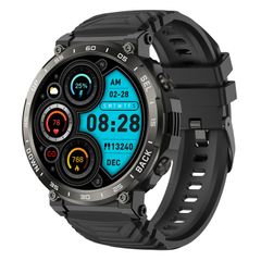  Đồng hồ thông minh Màu Đen - Bluetooth Talk Outdoor Pedometer Exercise Heart Rate Sleep Monitoring 