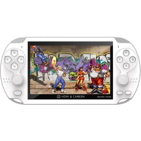 Máy chơi game cầm tay A3 4,3 inch White – Hỗ trợ hai tay cầm, camera, mô phỏng đa hệ – 8GB