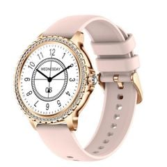  Đồng hồ thông minh thể thao Bluetooth AI – Dây Gold Pink Silicone Strap 