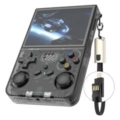  Máy chơi game cầm tay R36XX Black – WiFi băng tần kép, Màn hình IPS 3,5 inch, Linux 64G 