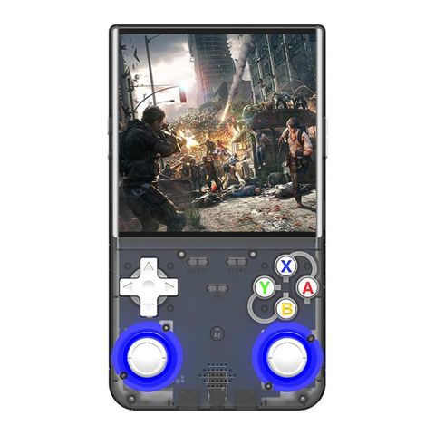 Máy chơi game cầm tay R36 Ultra Black – Linux mã nguồn mở, màn IPS 4 inch, hỗ trợ Wi-Fi/MIFI, thẻ TF 64G