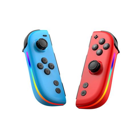 Tay cầm JOY-05 Split cho Nintendo Switch Red & Blue – Hall TMR, 6 trục, đèn RGB