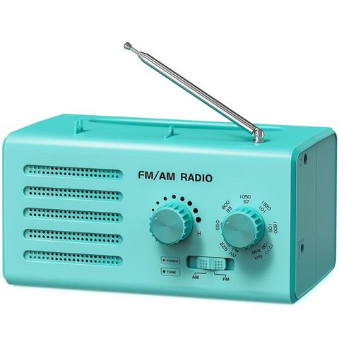 Máy nghe radio FM/AM băng tần kép Xanh Navy – Đa năng, di động, tín hiệu mạnh