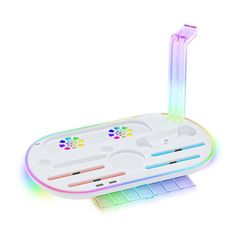  Đế sạc tích hợp làm mát cho Nintendo Switch 2 Trắng – JYS NS2322, đèn RGB, sạc 4 tay cầm 