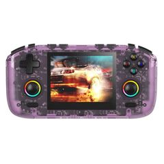 Máy chơi game cầm tay mã nguồn mở RK35H Màu Tím – Hỗ trợ chơi trực tuyến, giả lập 3D, mở rộng thẻ TF đến 256GB 