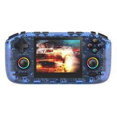  Máy chơi game cầm tay mã nguồn mở RK35H Màu Xanh – Hỗ trợ chơi trực tuyến, giả lập 3D, mở rộng thẻ TF đến 256GB 