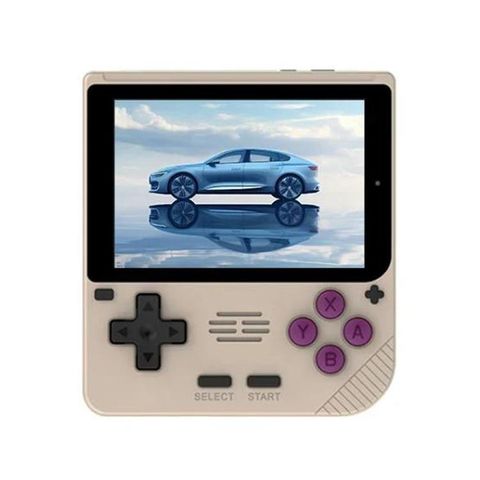 Máy chơi game cầm tay POWKIDDY V10 Retro Beige - 3,5 inch IPS OCA Full Fit, Quad-Core Cortex-A35 1,5 GHz 64G