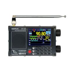 DEEPELEC DP-666 Đen – Đài FM cảm ứng, màn hình LCD IPS, độ nhạy cao 