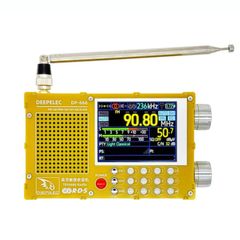  DEEPELEC DP-666 Vàng – Đài FM cảm ứng, màn hình LCD IPS, độ nhạy cao 