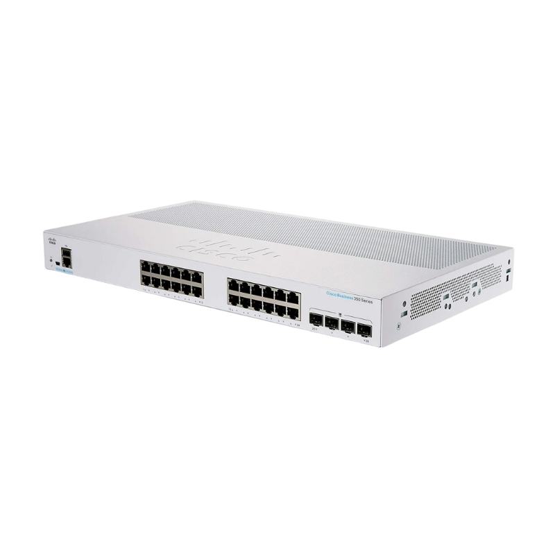 Switch Cisco CBS350-24T-4G-EU, Thiết bị chuyển mạch 24 cổng Gigabit, 04 SFP