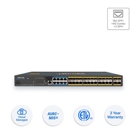 Thiết bị Switch doanh nghiệp Aurcore AES4010 16 x GE SFP