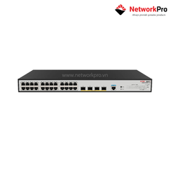  Switch PoE H3C US500-24G4XF-HP – 28 Cổng L3 PoE+ 375W, 128Gbps 