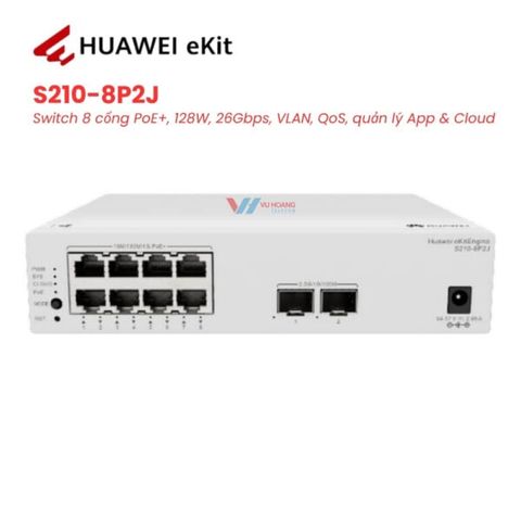 Switch PoE HUAWEI eKit S210-8P2J