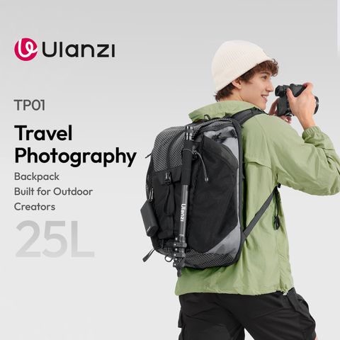 Ulanzi TP01 Travel Photography Backpack 25L Built for Outdoor Creators