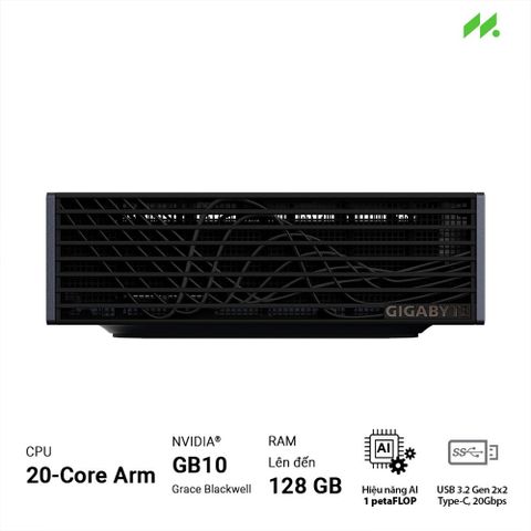 Máy tính Mini PC AI Gigabyte TOP ATOM ATAGB10-9003 (GB10 ARM V9.2-A)