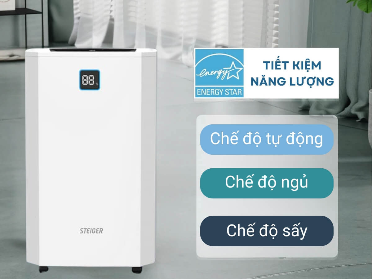 Ảnh minh họa Máy Hút Ẩm Steiger STG-855DW: Giải Pháp Chống Nồm Ẩm Vượt Trội Cho Không Gian Lớn 2