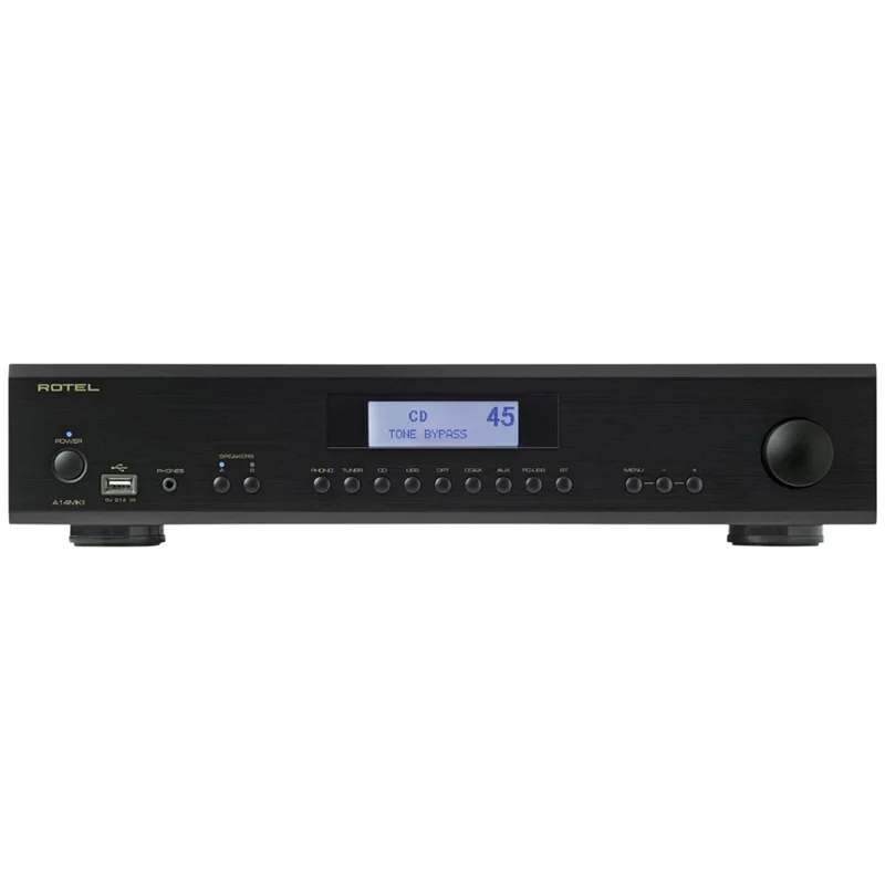 Amply Rotel A14 MKII, Công suất 80W/kênh (8 Ohms), Class AB, Bluetooth, Tích hợp DAC