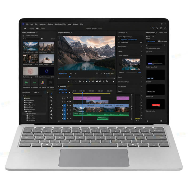 Surface Laptop 8 13.8 inch Intel Core Ultra 5 335 RAM 32GB SSD 256GB, LCD 120Hz, Wi-Fi, Windows 11 Pro