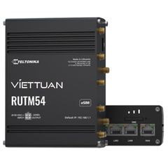  Teltonika RUTM54 5G Cellular Router, 5 GbE Ports, WiFi, GPS, Telit 